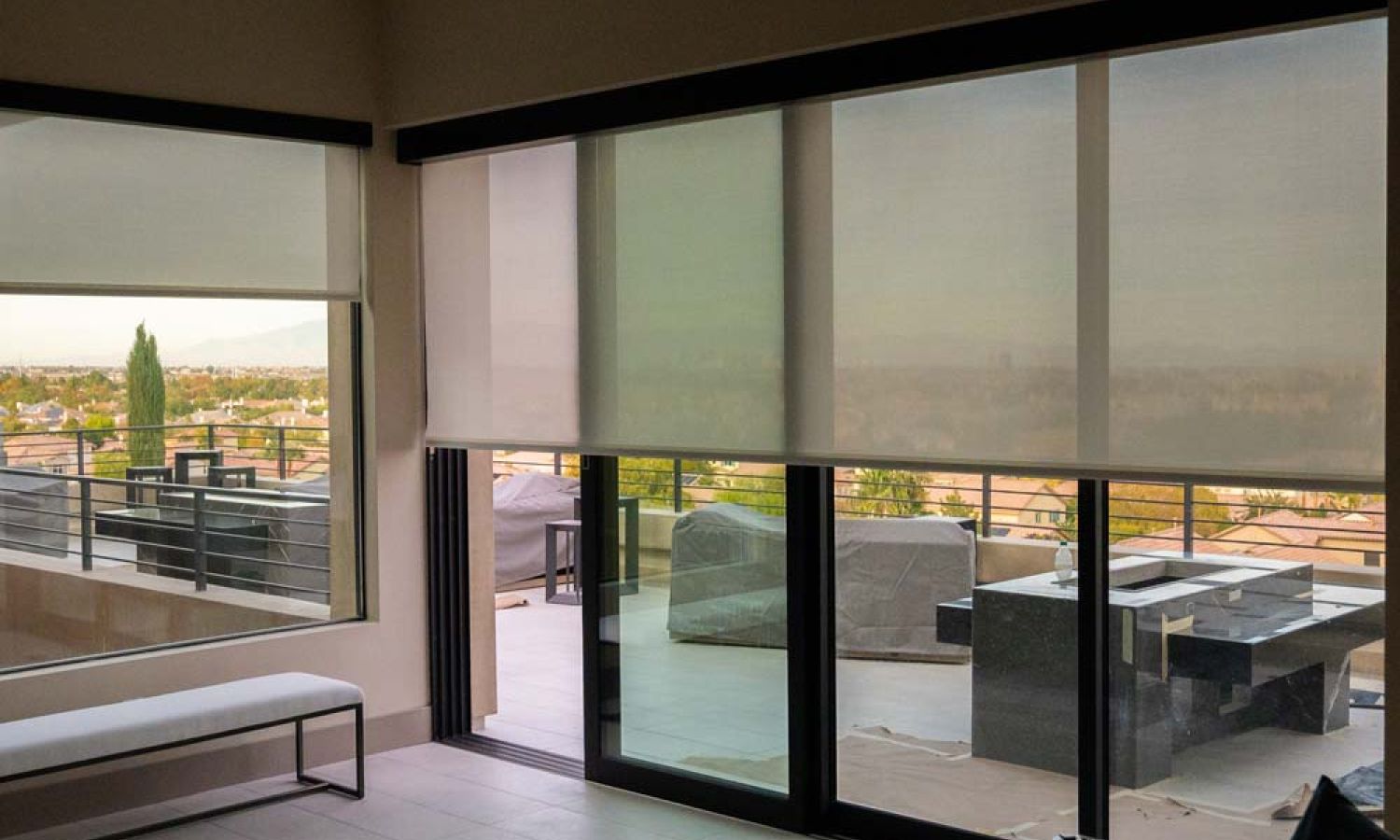 Josh ai technology in bedroom on the wall