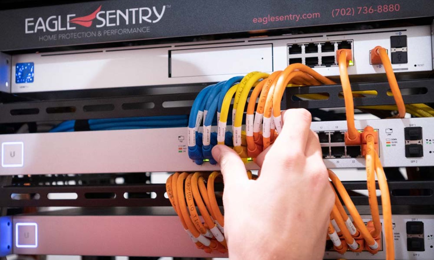 Josh ai technology in bedroom on the wall